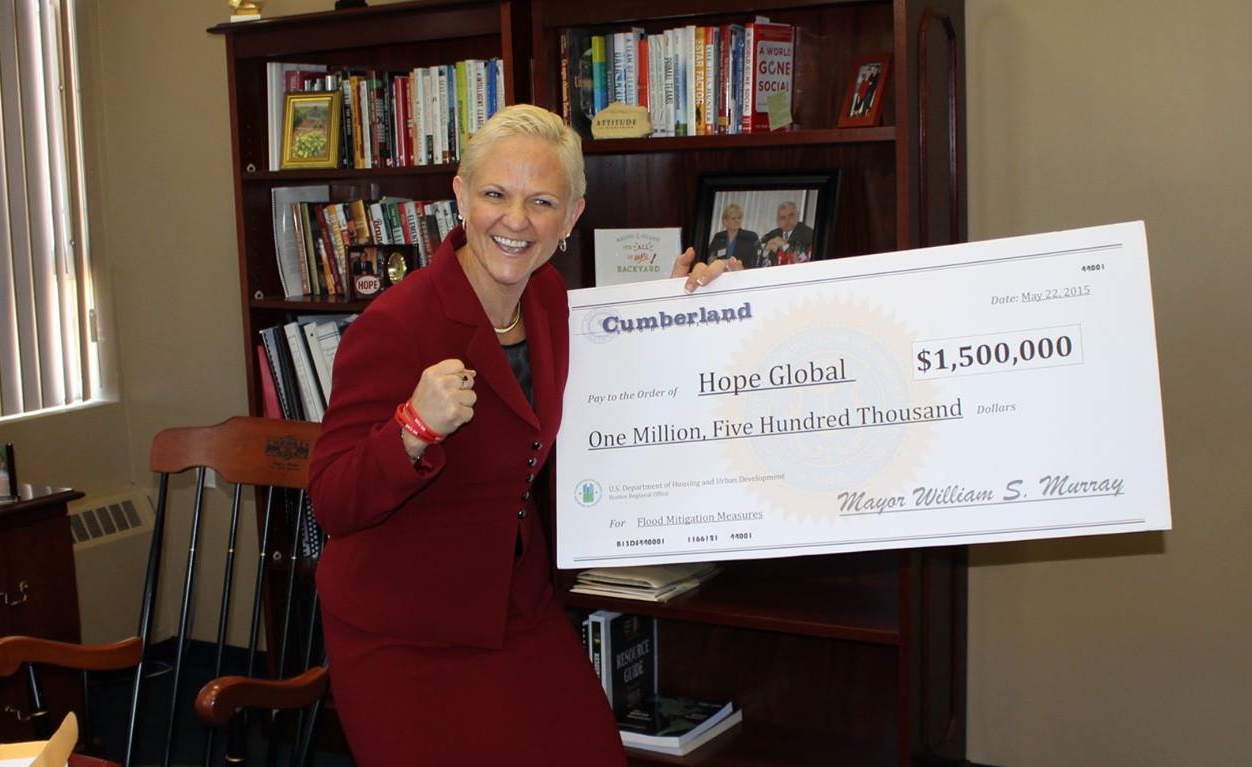 $1,500 Check to Continue Operations in Rhode Island - Hope Global Manufacturing